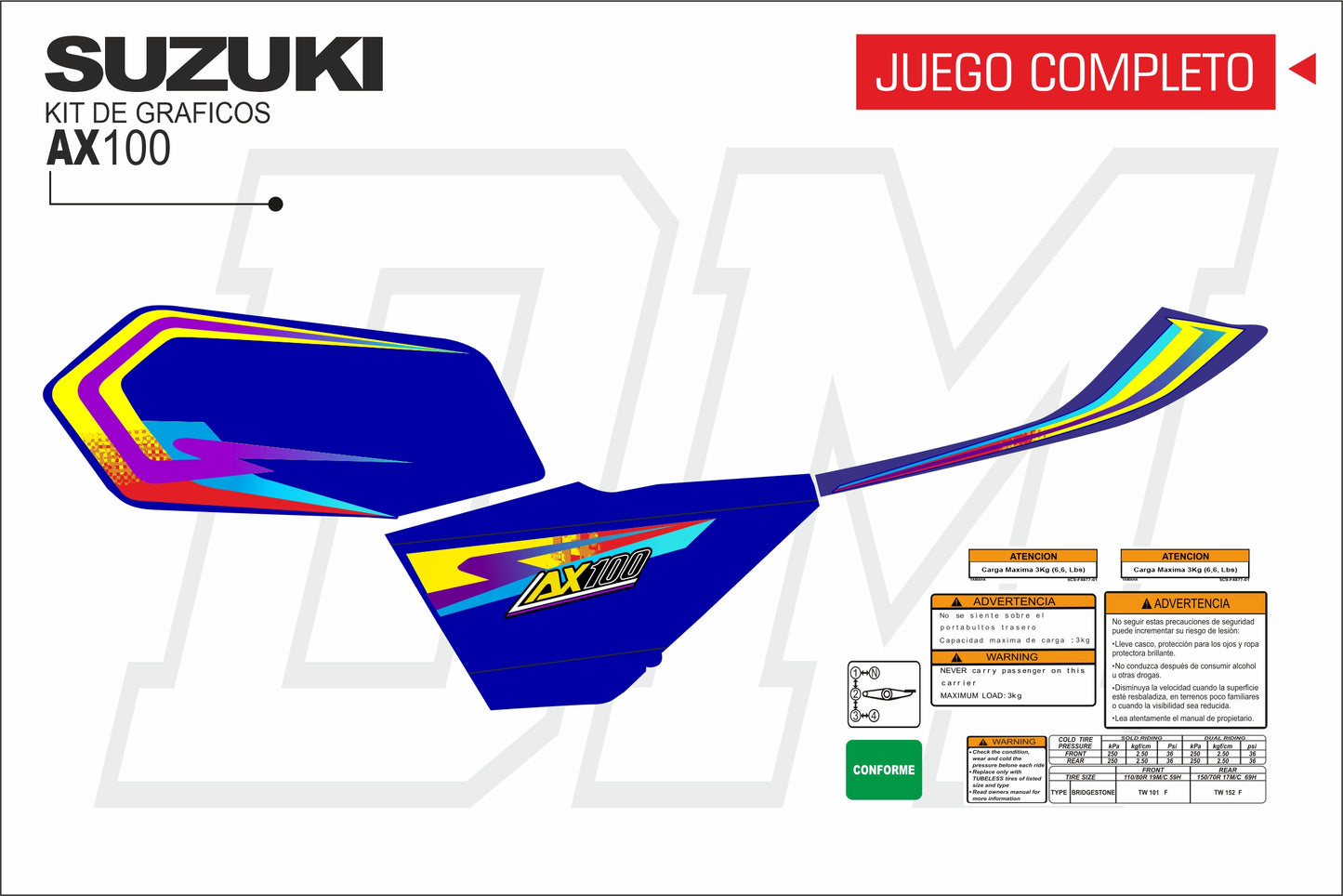 AX 100-115 TANQUE PLANO