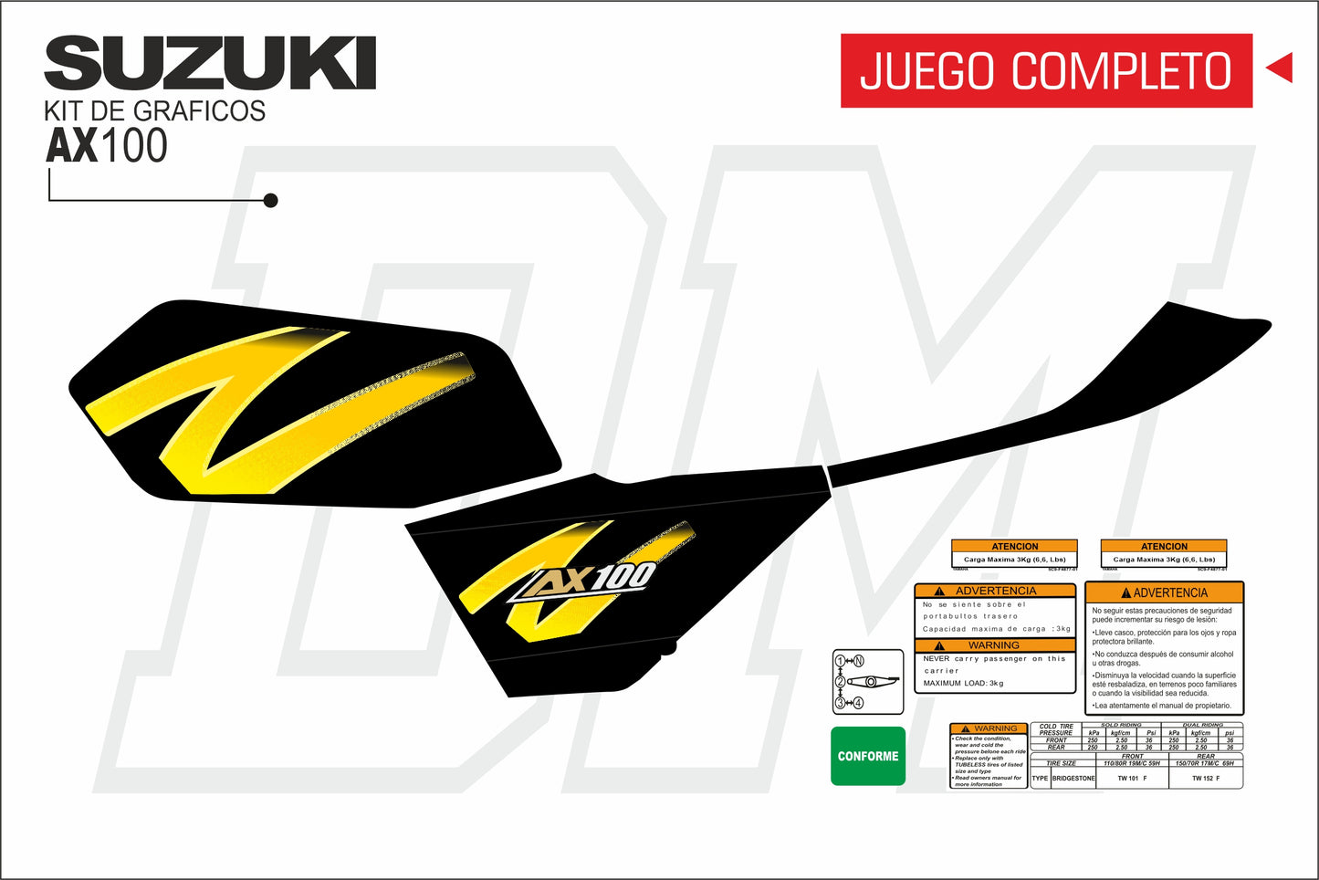 AX 100-115 TANQUE PLANO