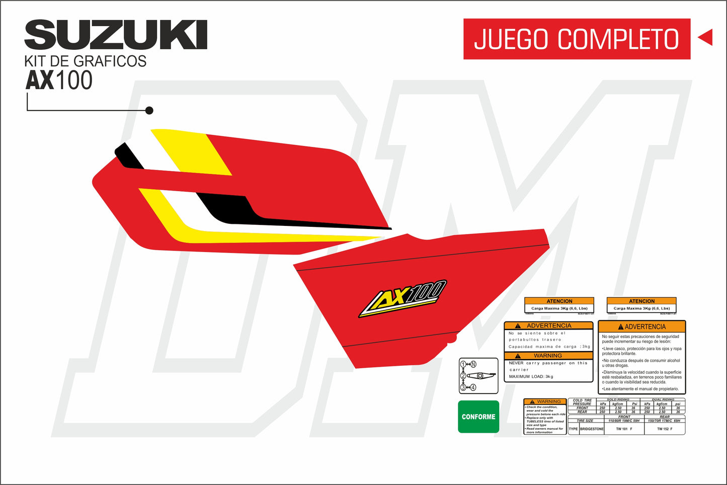 AX 100-115 TANQUE PLANO