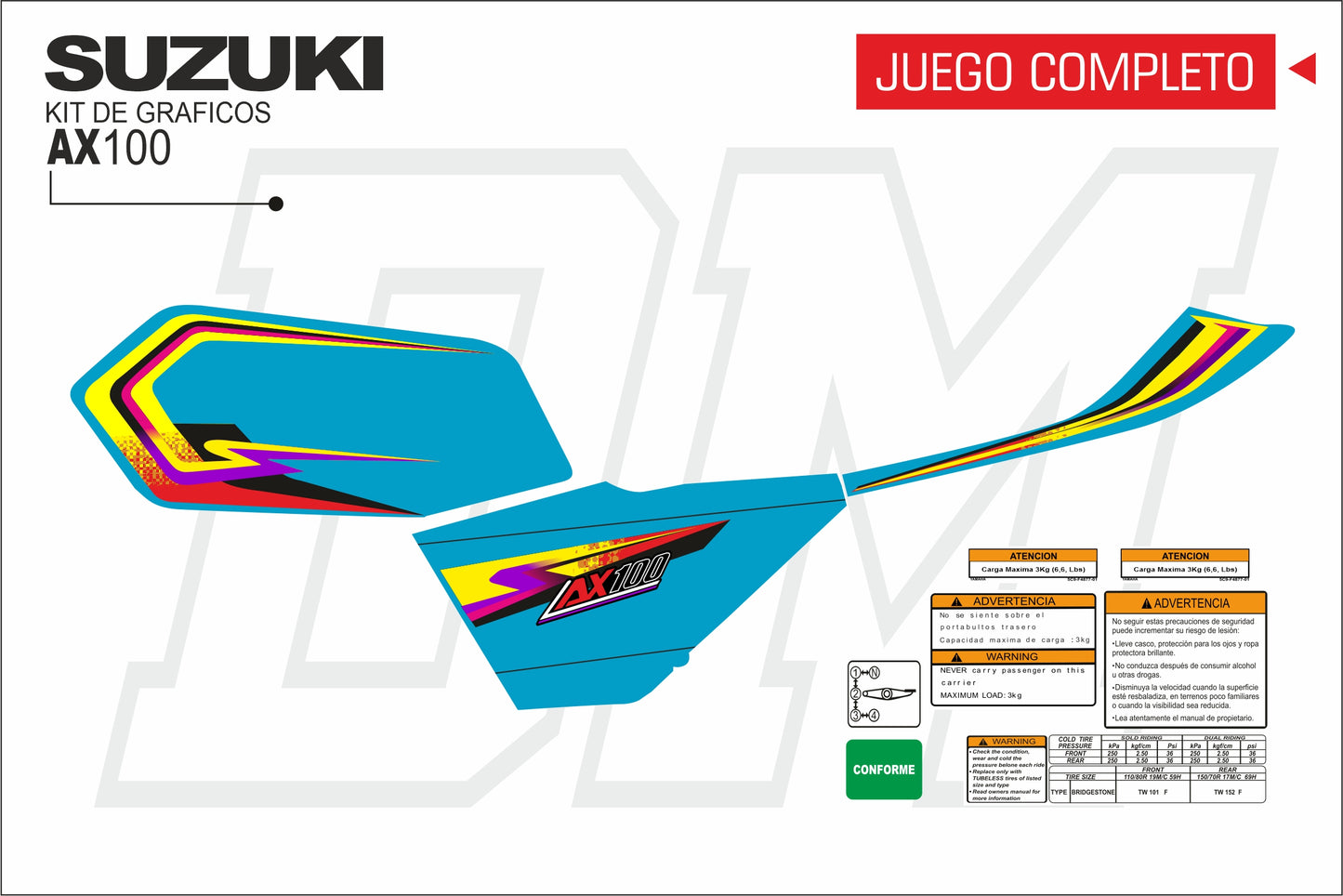 AX 100-115 TANQUE PLANO