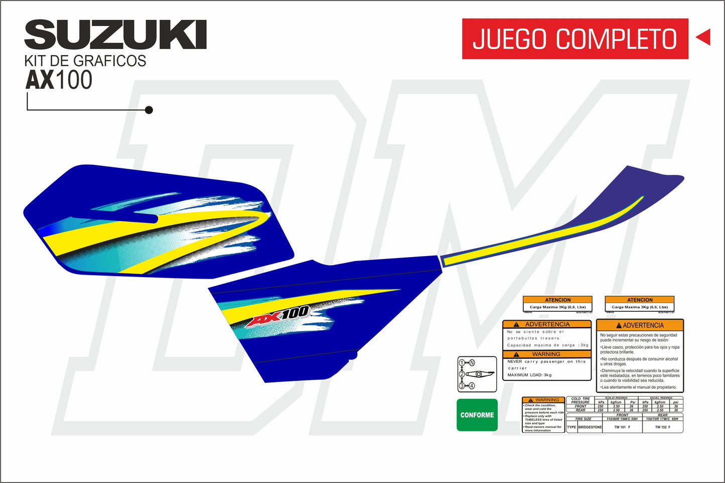 AX 100-115 TANQUE PLANO