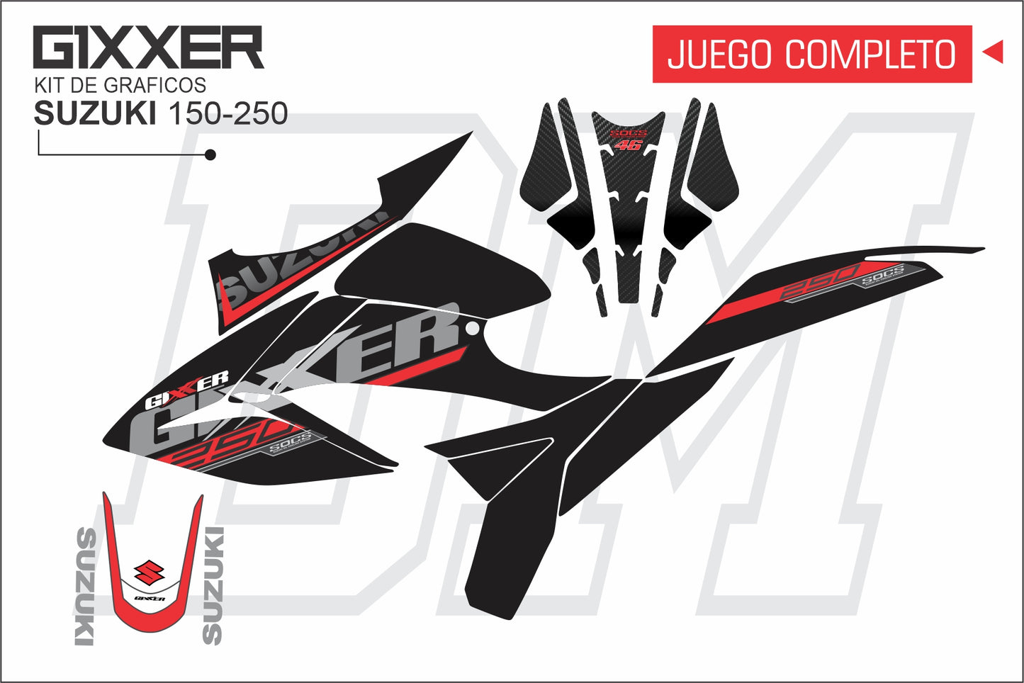 SUZUKI GIXXER 150-250