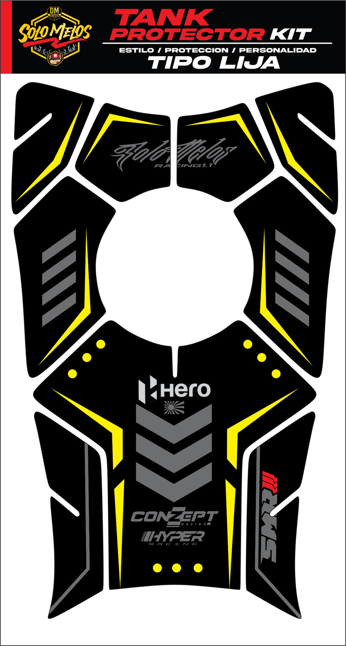 PROTECTORES TIPO LIJA HERO ECO DELUXE