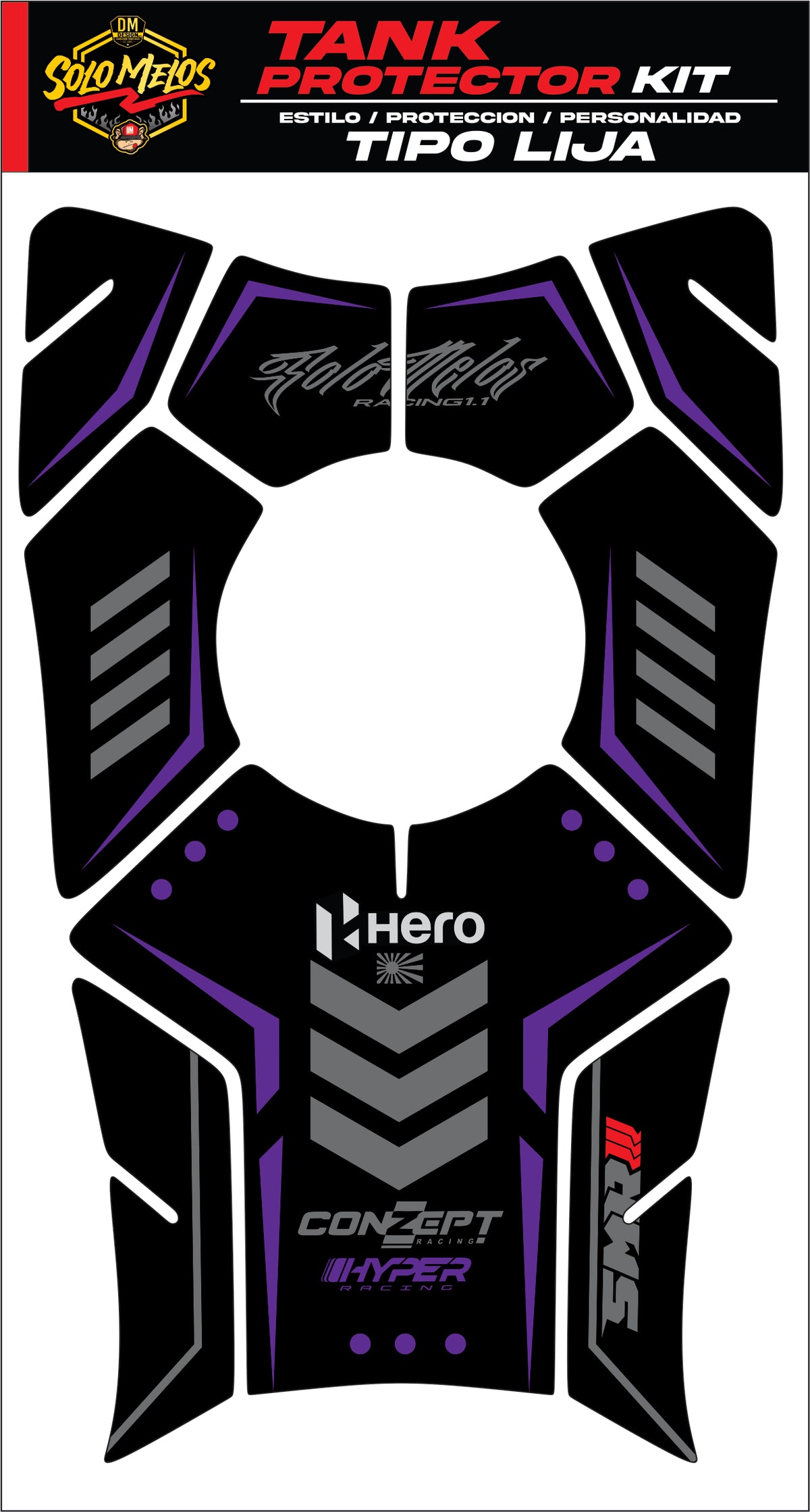 PROTECTORES TIPO LIJA HERO ECO DELUXE