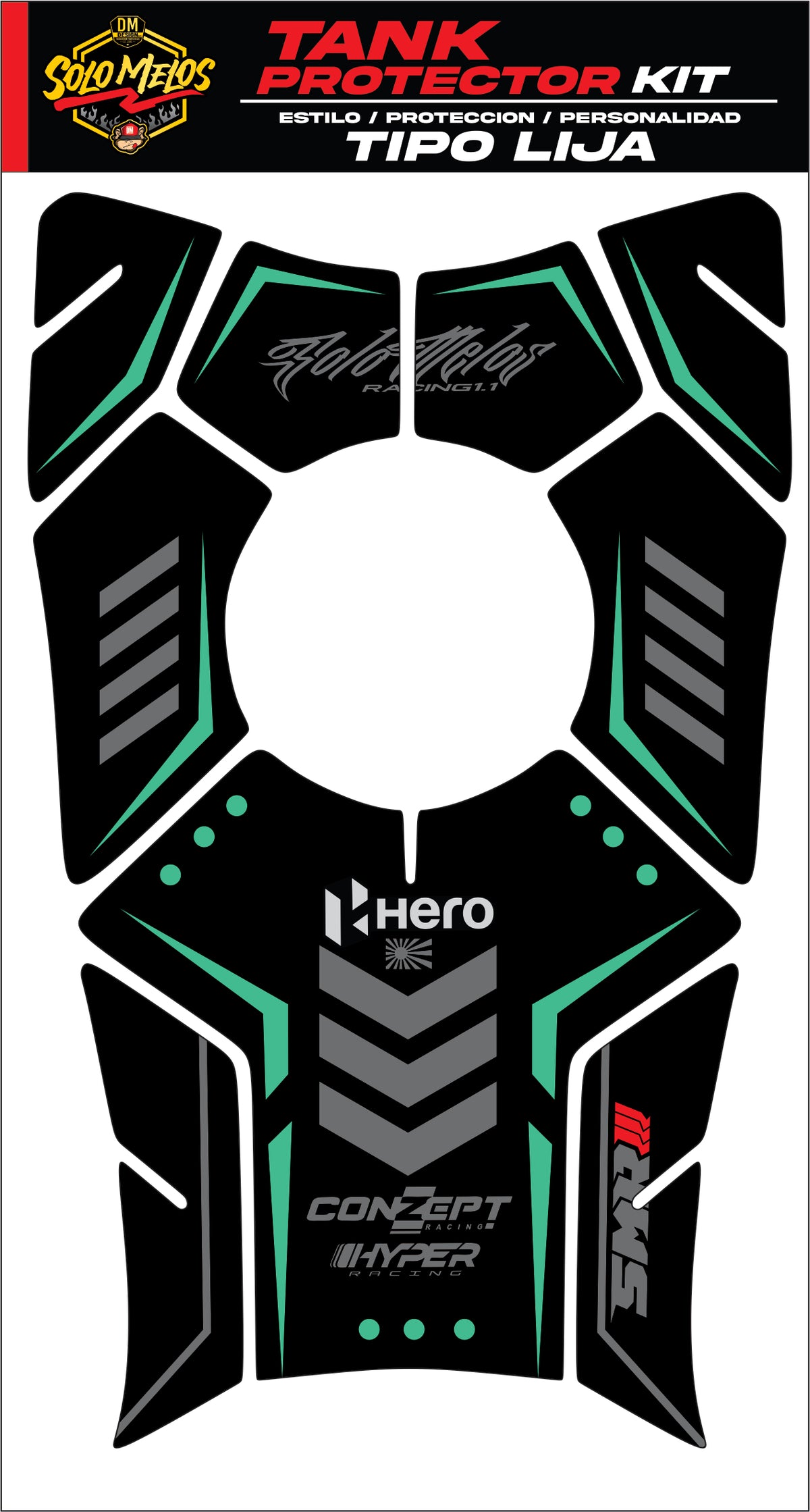 PROTECTORES TIPO LIJA HERO ECO DELUXE