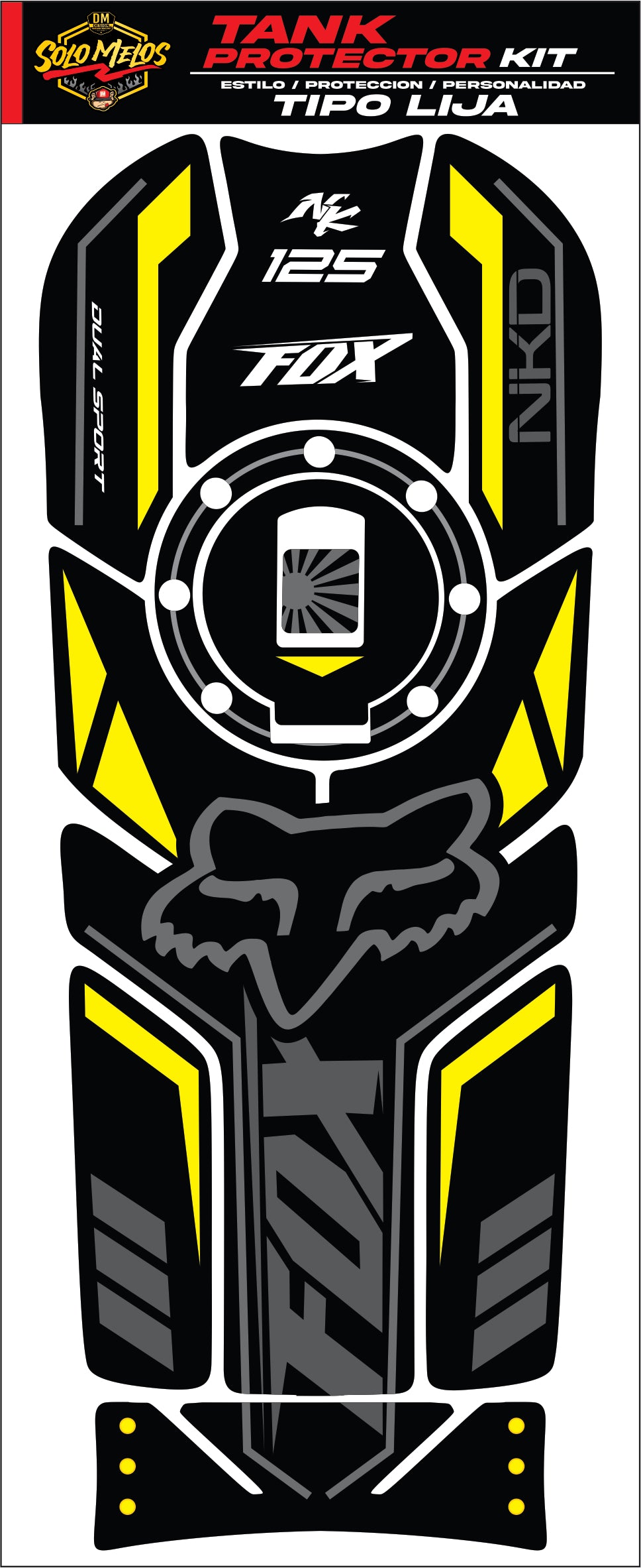 PROTECTORES TIPO LIJA NKD 125