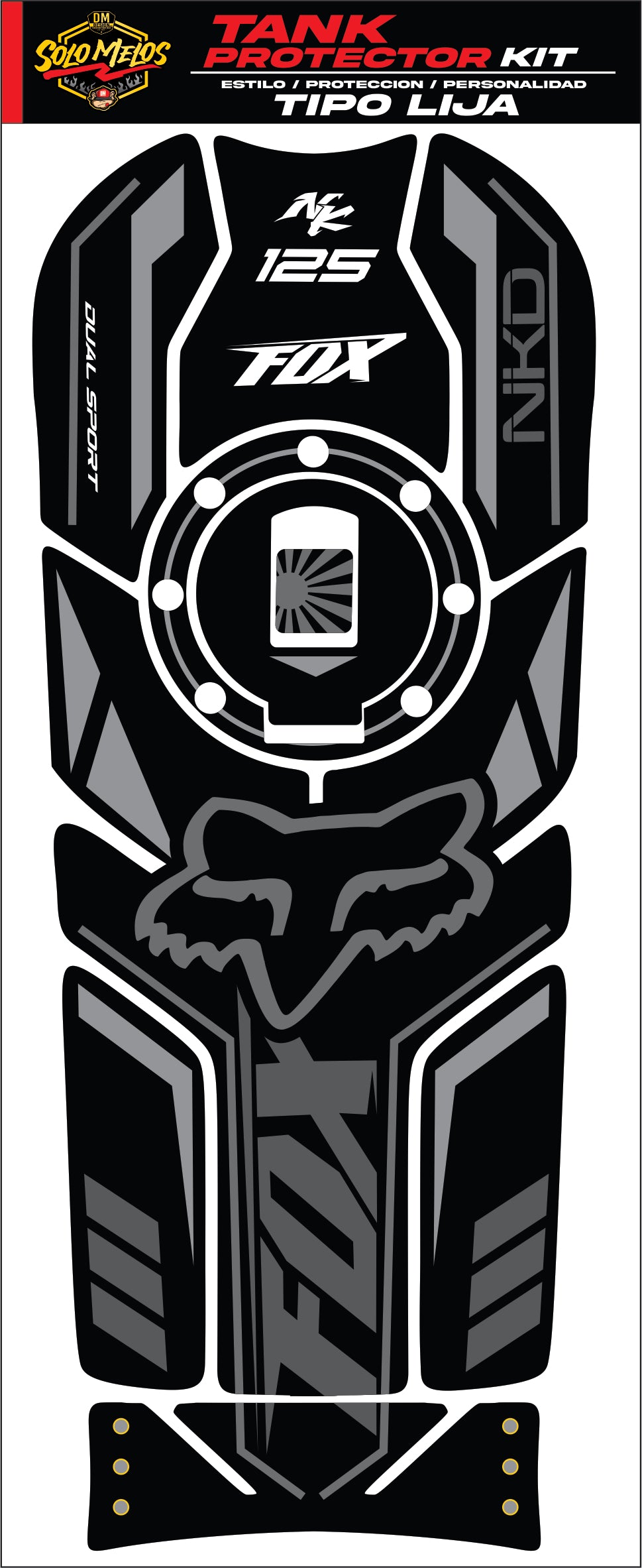 PROTECTORES TIPO LIJA NKD 125