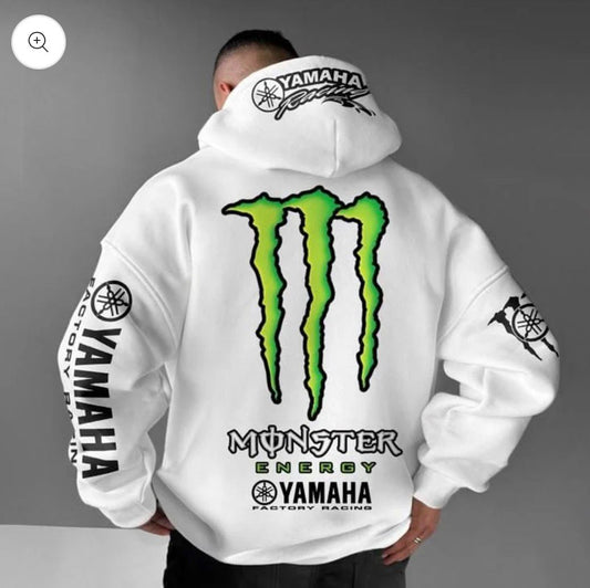 HOODIE YAMAHA MONSTER ENERGY BLANCO